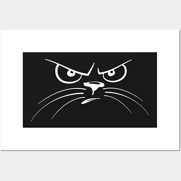 Grumpy Kitty is Grumpy Wall Art by CeeGunn